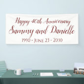 40e Jubileum Party Banner Decoration (Beurs)