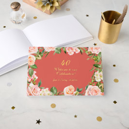 40e Jubileum Peachy Rozen Gastenboek