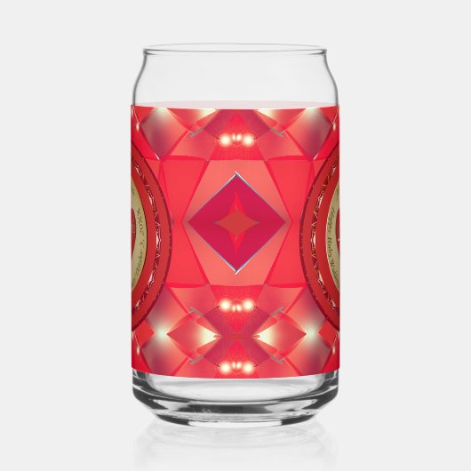 40e Jubileum Ruby Blikvorm Glas (Rechts)