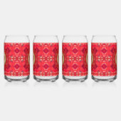 40e Jubileum Ruby Blikvorm Glas (Links)