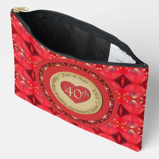 40e Jubileum Ruby Etui (Open)