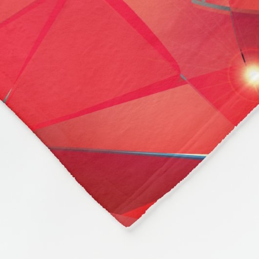 40e Jubileum Ruby Fleece Deken (Hoek)