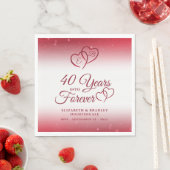 40e Jubileum Ruby Heart 40 JAAR IN FOREVER Servet (Insitu)