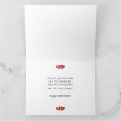 40e Jubileum Ruby Hearts Kaart (Binnen)