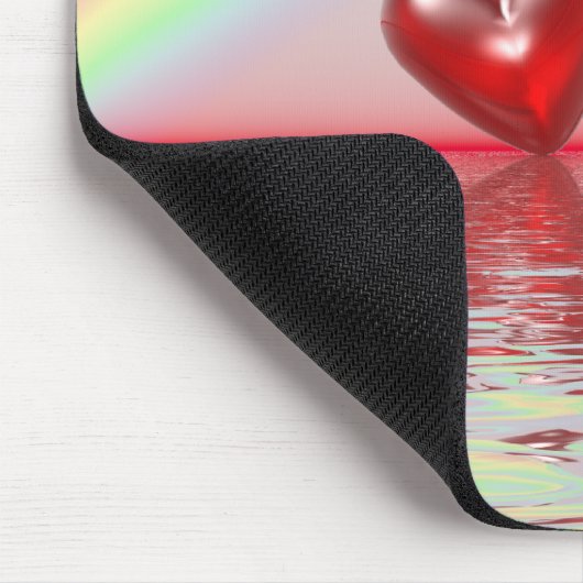 40e Jubileum Ruby Hearts Muismat (Hoek)