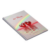40e Jubileum Ruby Hearts Notitieboek (Rechterzijde)