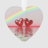 40e Jubileum Ruby Hearts Ornament (achterkant)