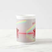 40e Jubileum Ruby Hearts Porselein Kop (Voorkant)