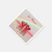 40e Jubileum Ruby Hearts Servet (Hoek)