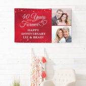 40e Jubileum Ruby HEEFT JAREN IN HET BUITENLAND Spandoek (Insitu)