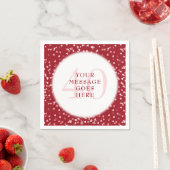 40e Jubileum Ruby Love Hearts Confetti Servet (Insitu)