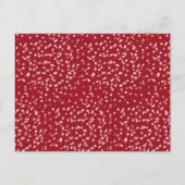 40e Jubileum Ruby Love Hearts Save the Date Aankondigingskaart (Achterkant)