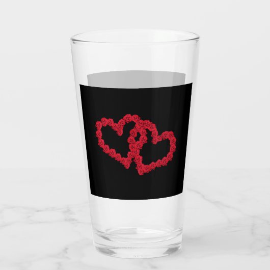 40e Jubileum Ruby Trouwgeschenk: Gepersonaliseerd Glas (Achterkant)