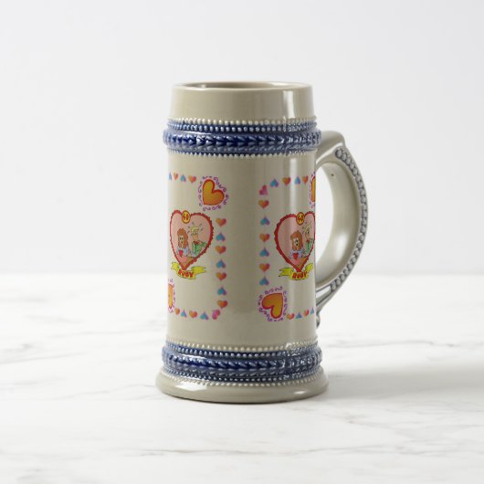 40e Jubileum Ruby Wedding Anniversay M Bierpul (Voorkant rechts)