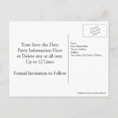 40e Jubileum Save the Date Kaarten Gepersonaliseer (Achterkant)