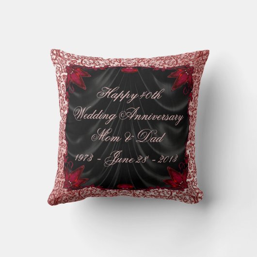 40e Jubileum Sierkussen bruiloft (Achterkant)