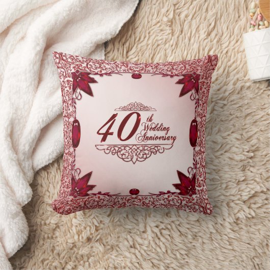40e Jubileum Sierkussen bruiloft (Deken)
