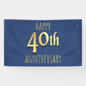 40e Jubileum Spandoek (Horizontaal)