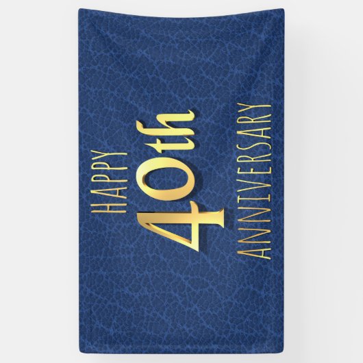 40e Jubileum Spandoek (Verticaal)