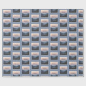 40e Jubileum van de coördinaten Cadeaupapier (Vlak)