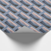 40e Jubileum van de coördinaten Cadeaupapier (Hoek)