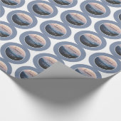 40e Jubileum van de coördinaten Cadeaupapier (Hoek)