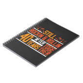 40e Jubileum van het huwelijk Rocking Wife Husband Notitieboek (Linkerzijde)