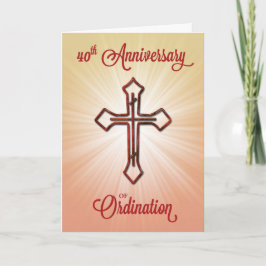 40e Jubileum van Ordinatie, Ruby Cross Kaart