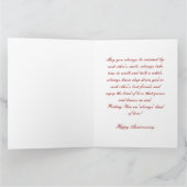 40e Jubileum voor bruiloft Kaart (Binnen)