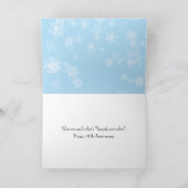 40e Jubileum Winter Heart Kaart (Binnen)