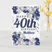 40e Kaart van de marineballonvaarding van Birthday (Gele Bloem)