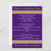 40e klasse reünie, Paarse, ELKE KLEUREN Kaart (Achterkant)