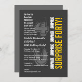 40e Matig Goud en grijs Kaart (Voorkant / Achterkant)