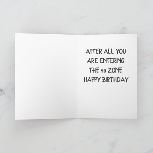 **40e MIDDELEN IN DE 40e ZONE** VAN DE BROEDER Kaart (Binnen)