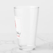 40e of een verjaardagsroze ballon glas (Links)