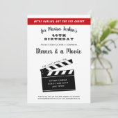 40e of elke verjaardag Surprise Film Theme Fun Kaart (Staand voorkant)