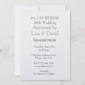 40e OOGST-Jubileum SILVER-Roos Kaart (Achterkant)