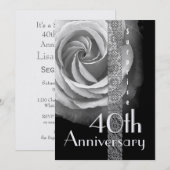 40e OOGST-Jubileum SILVER-Roos Kaart (Voorkant / Achterkant)