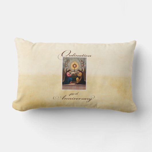40e Ordination Jubileum Angels at Altar Kussen (Voorkant)