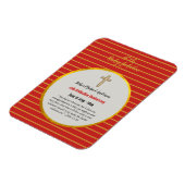 40e Ordination Jubileum Priest Ruby Jubilee Magneet (Linkerzijde)