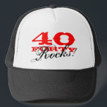 40e pet van de geboorte | 40 Rocks!<br><div class="desc">40e pet van de geboorte | 40 Rocks!  nummer. Cool bday gift idee voor moeder,  vader,  oom,  enz.</div>