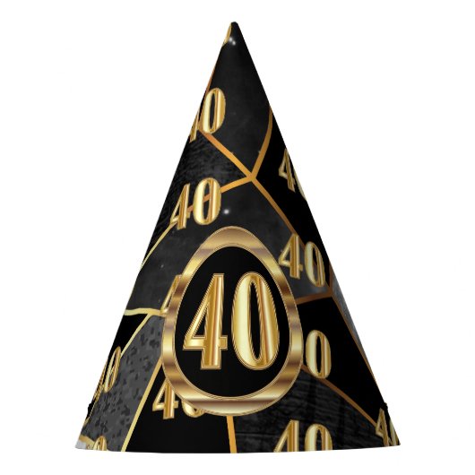 40e Pet van de verjaardagspartij Feesthoedjes (Voorkant)