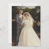 40e Robijnen Huwelijksjubileum Foto Bloemrozen Kaart (Achterkant)