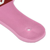 40e robijnjubileum bloemenroze snijplank (Hoek)