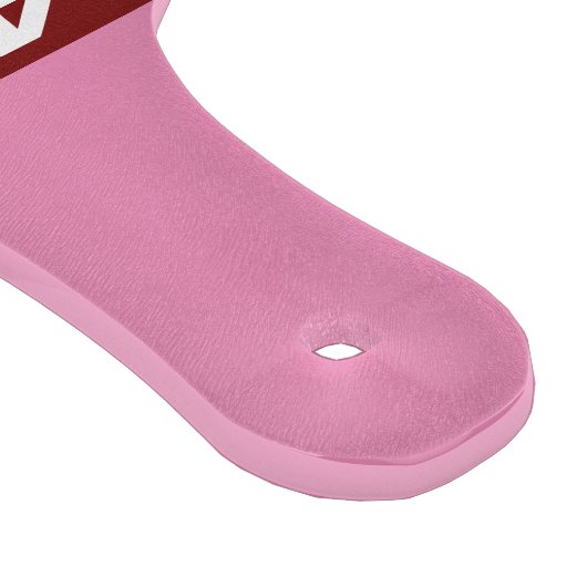 40e robijnjubileum bloemenroze snijplank (Hoek)