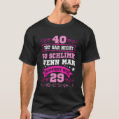 40e ronde verjaardag t-shirt (Voorkant)