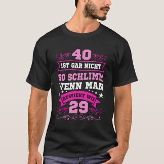 40e ronde verjaardag t-shirt