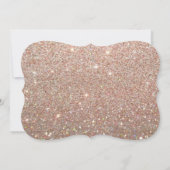 40e Roze Gouden Glitter Fab Glam Verjaardagsfeestj Kaart (Achterkant)