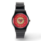 40e rubijnen bruiloft horloge (Voorkant)