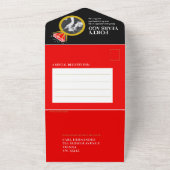 40e rubijnen huwelijksjubileum diner RSVP foto All All In One Uitnodiging (Buitenkant)